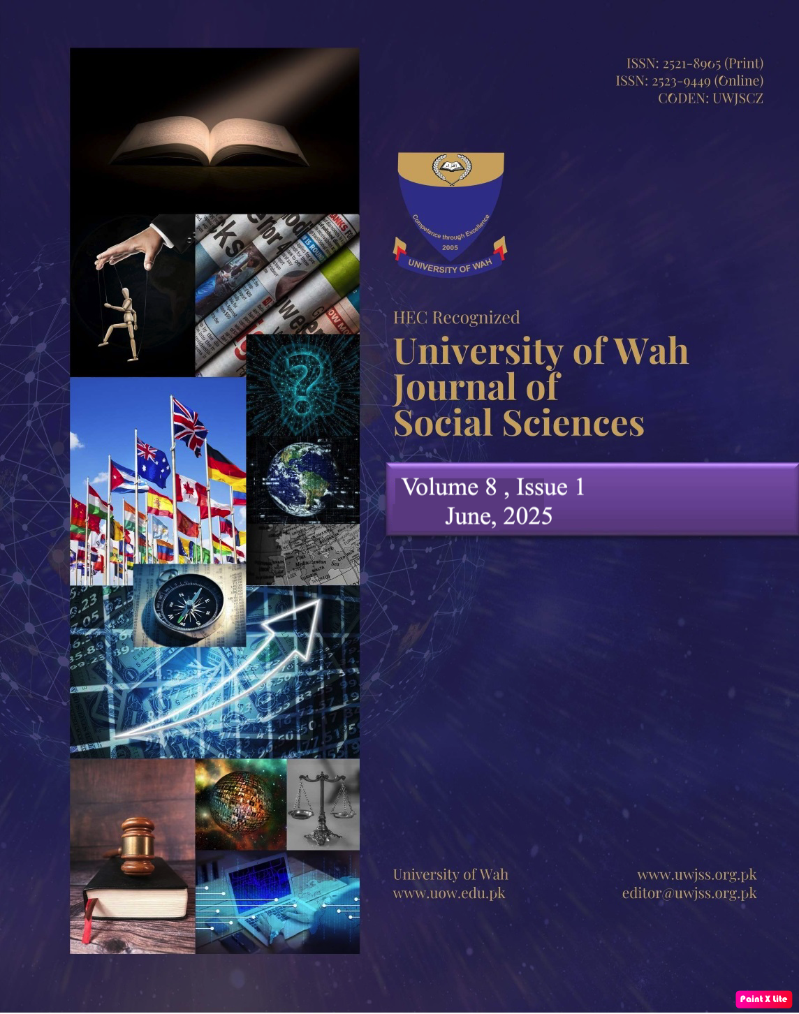 					View Vol. 8 No. 1 (2025): UWJSS
				