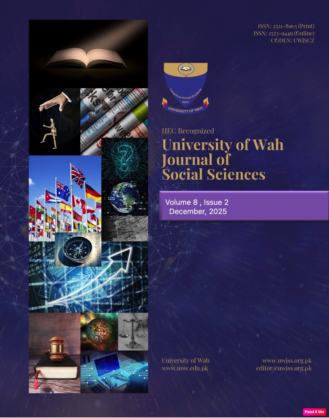 					View Vol. 8 No. 2 (2025): UWJSS 
				